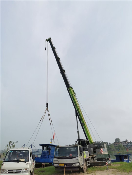 绵阳市桥梁建设吊装案例